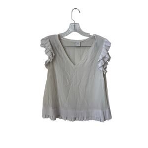 Pinko Tag Chiarezza Top Crepe De Chine Silk Tank Size US 6